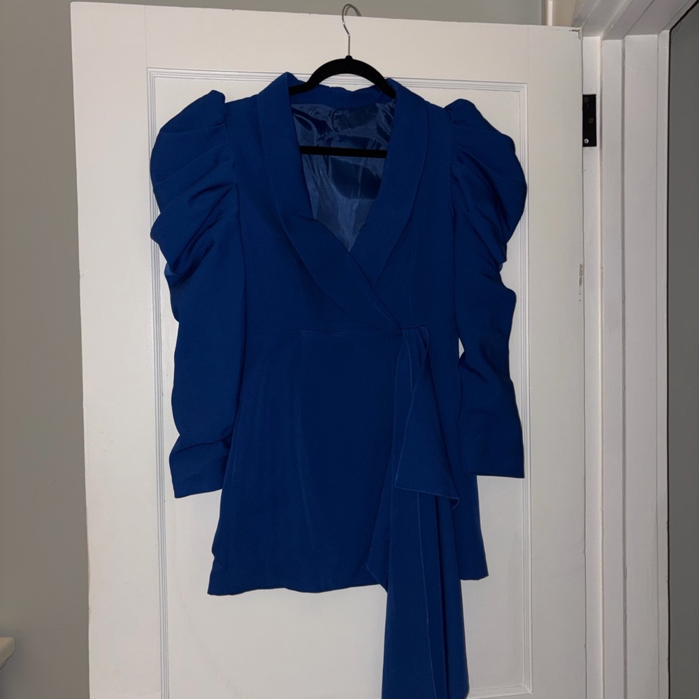 Elegant Blue Women's Dress